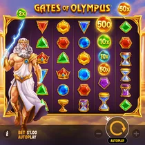 Evospin - Gates of Olympus Slot Spiel - Jackpot Österreich